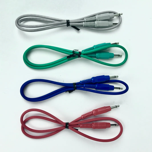 Analogue Systems 3.5mm Patchcord - 24 inch single cable (red, green, blue or grey)