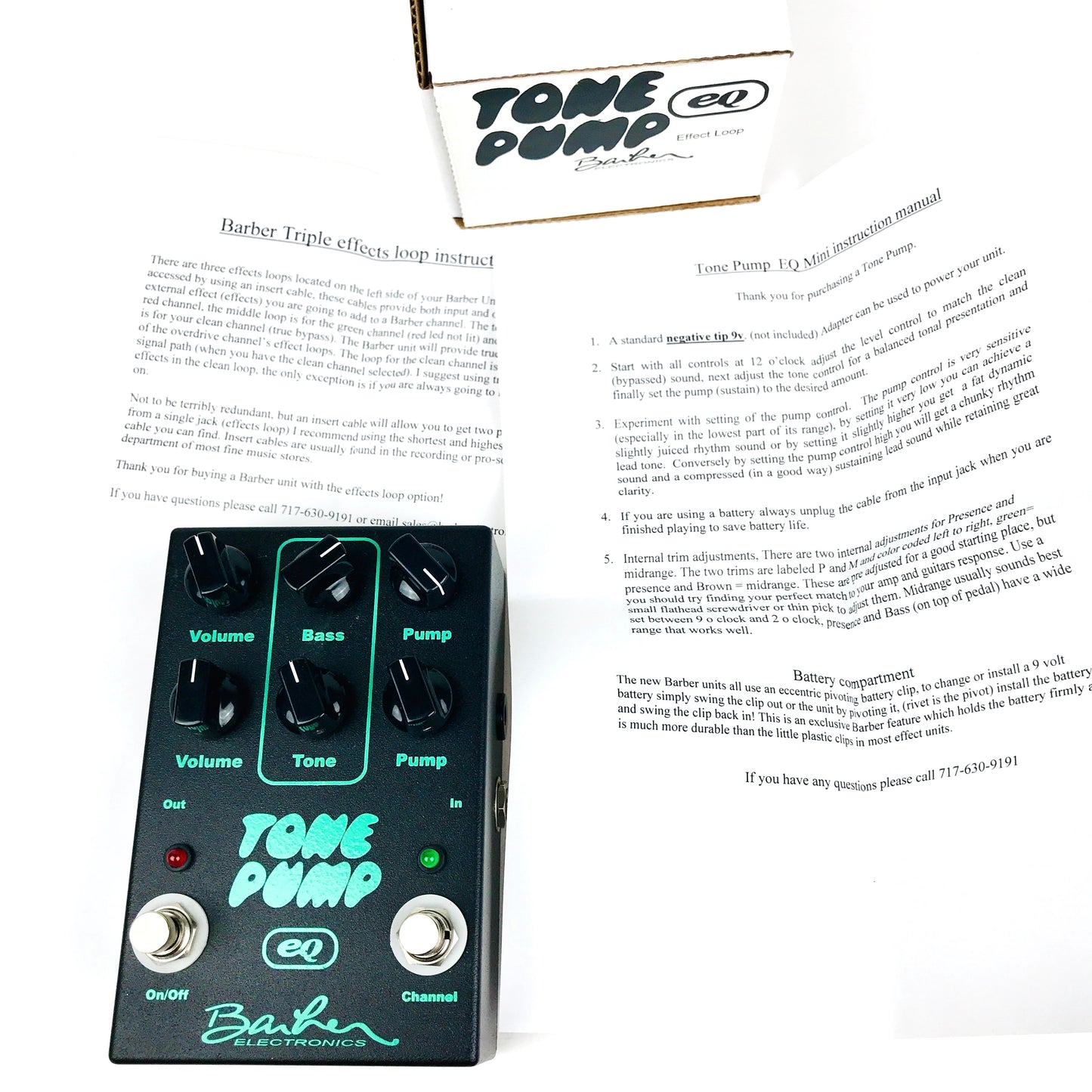 Barber Electronics Tone Pump EQ, brand new, old stock (NOS)