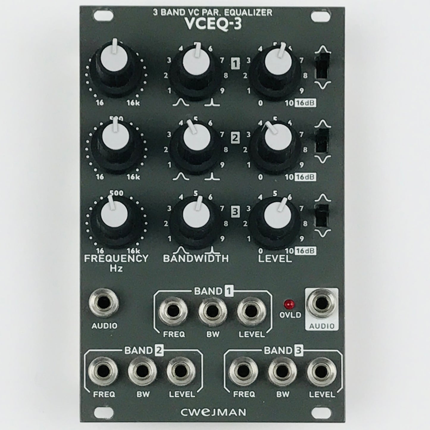 Cwejman VCEQ-3  3-Band Parametric EQ module