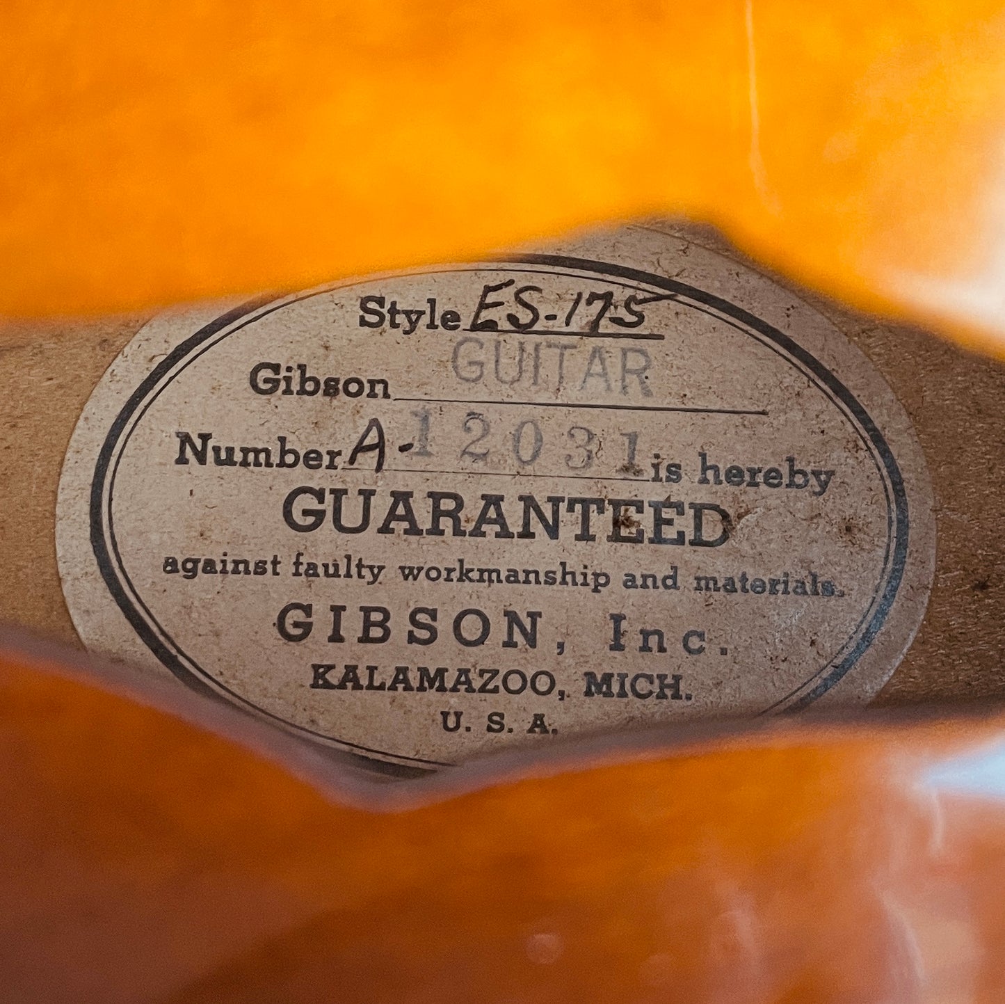 1952 Gibson ES-175