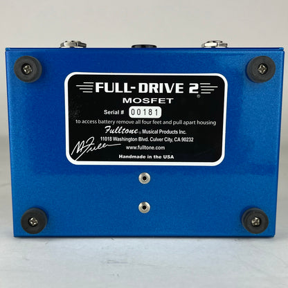 Fulltone Full-Drive 2 Mosfet, Brand New Old Stock (NOS)