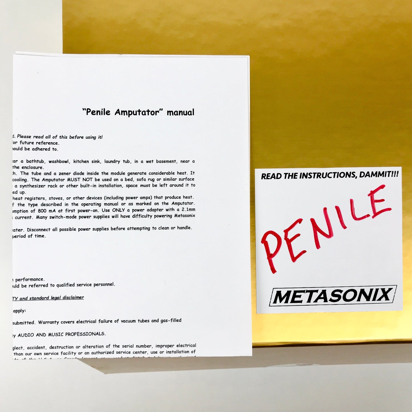 Metasonix Penile Amputator