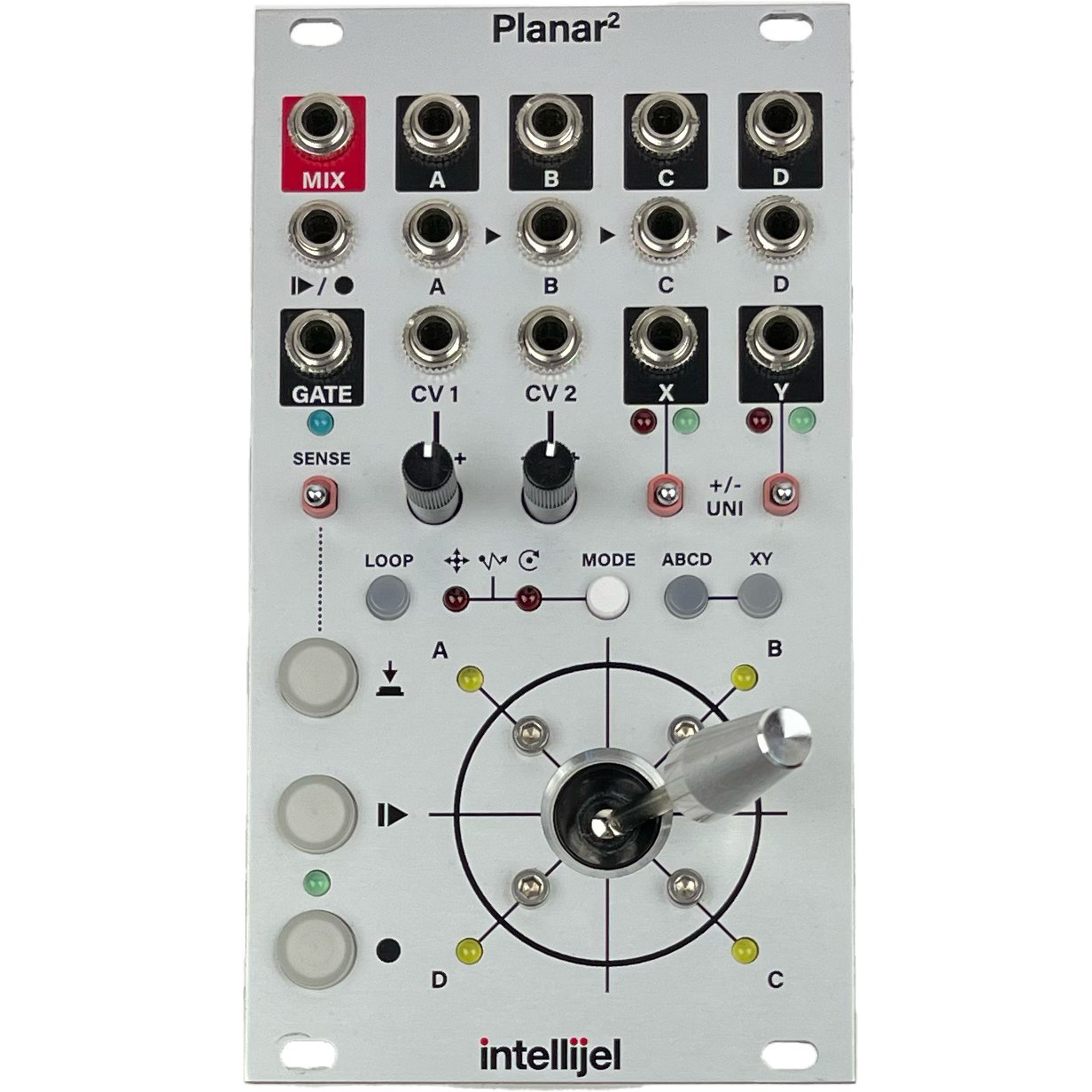 Intellijel Planar² Joystick Vector Mixer + Quad Panner, Mint