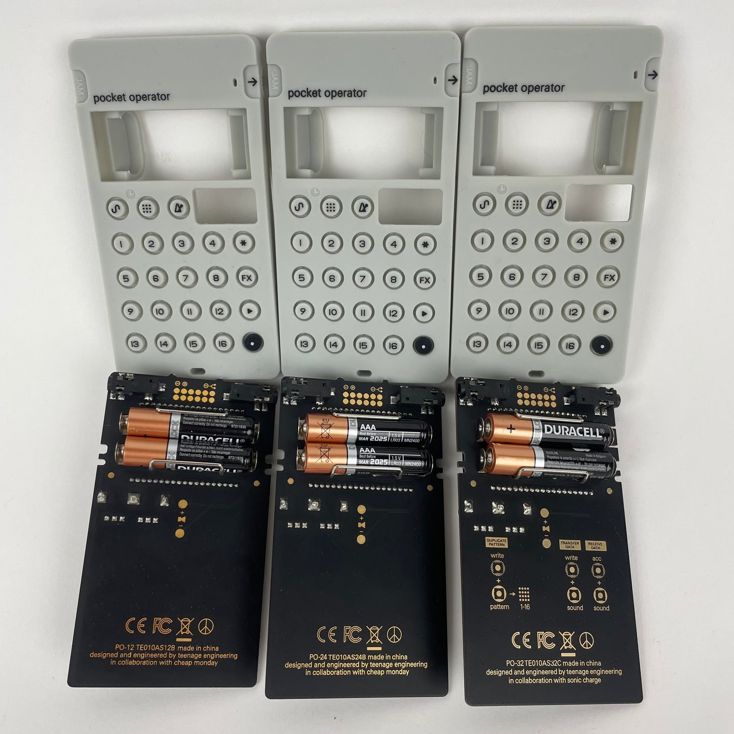 Teenage Engineering Pocket Operator bundle, mint condition!