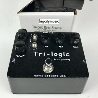 Xotic Tri-Logic Bass Preamp, mint condition