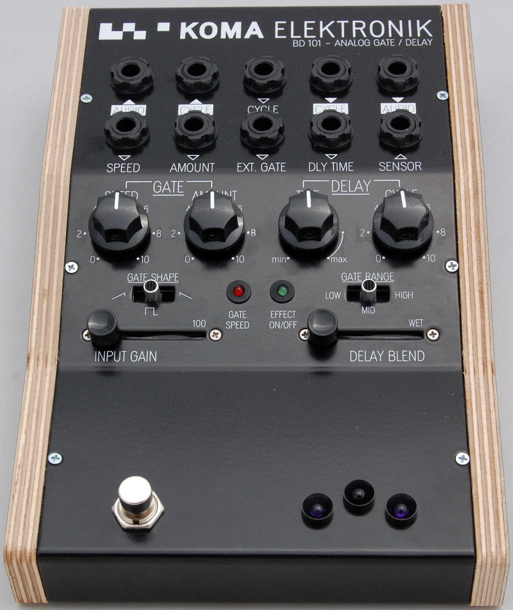 Koma Elektronik BD101 Analog Gate/Delay (BLACK), N.O.S.