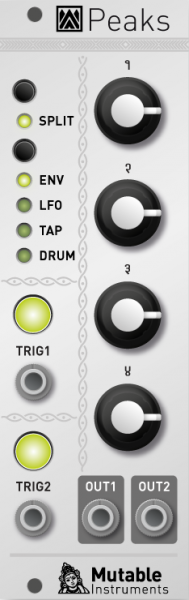 Mutable Instruments Peaks