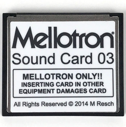 Mellotron Digital Mellotron Sound Cards