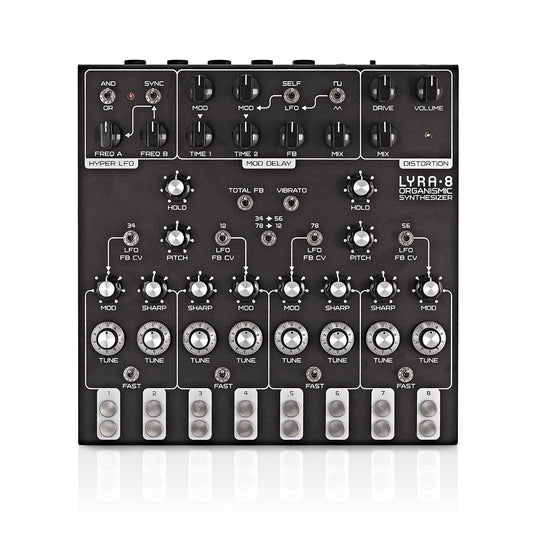 SOMA LYRA-8 ORGANISMIC SYNTHESIZER Black