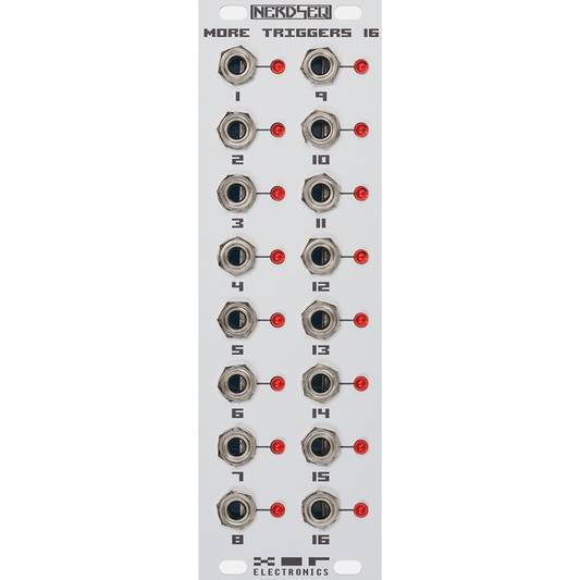 XOR Electronics Trigger 16 Expander (Grey) for NerdSEQ