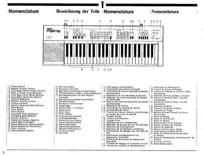 Yamaha PSR-16 keyboard w/optional soft case, power supply and music rack