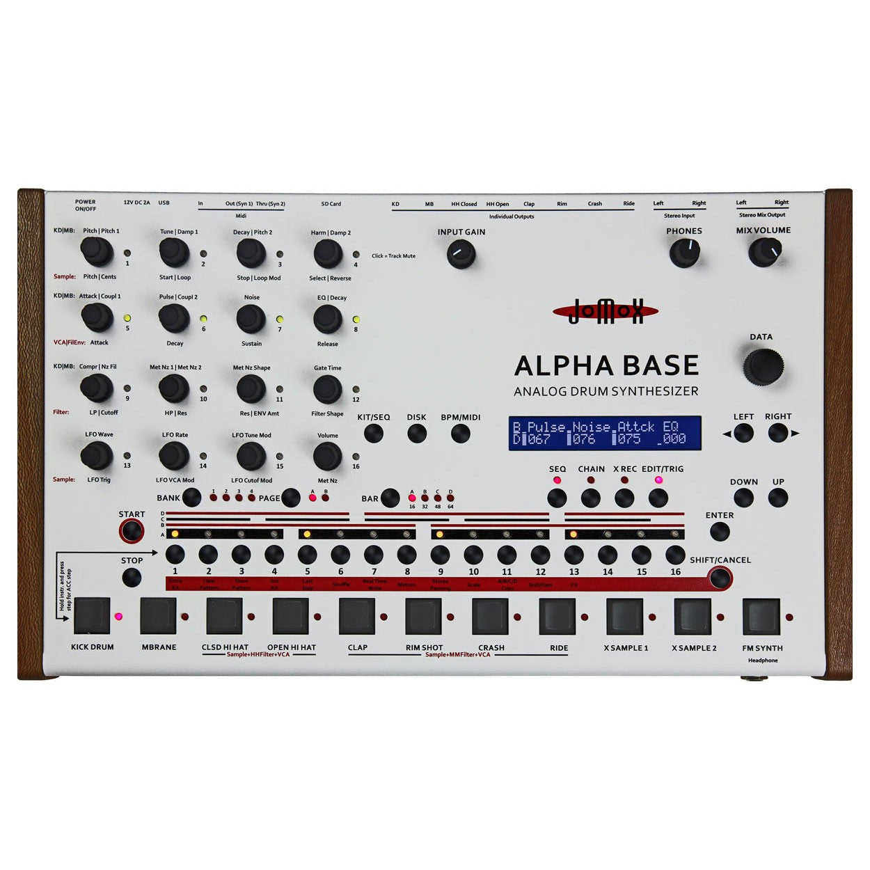 JoMoX Alpha Base - Analog Drum Synth